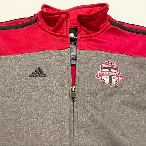 Adidas Toronto FC Kids Track Jacket Zip Up Boys Size 7 - Picture 2 of 16